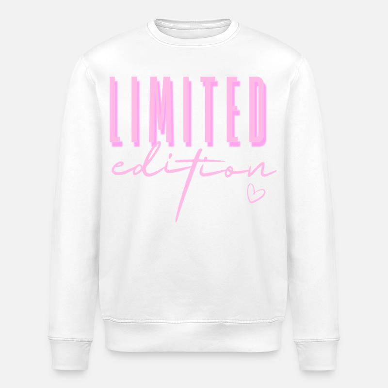 Limited Edition Pink Script | Streetwear Design - Stanley/Stella Unisex Bio-Sweatshirt ROLLER - Weiß