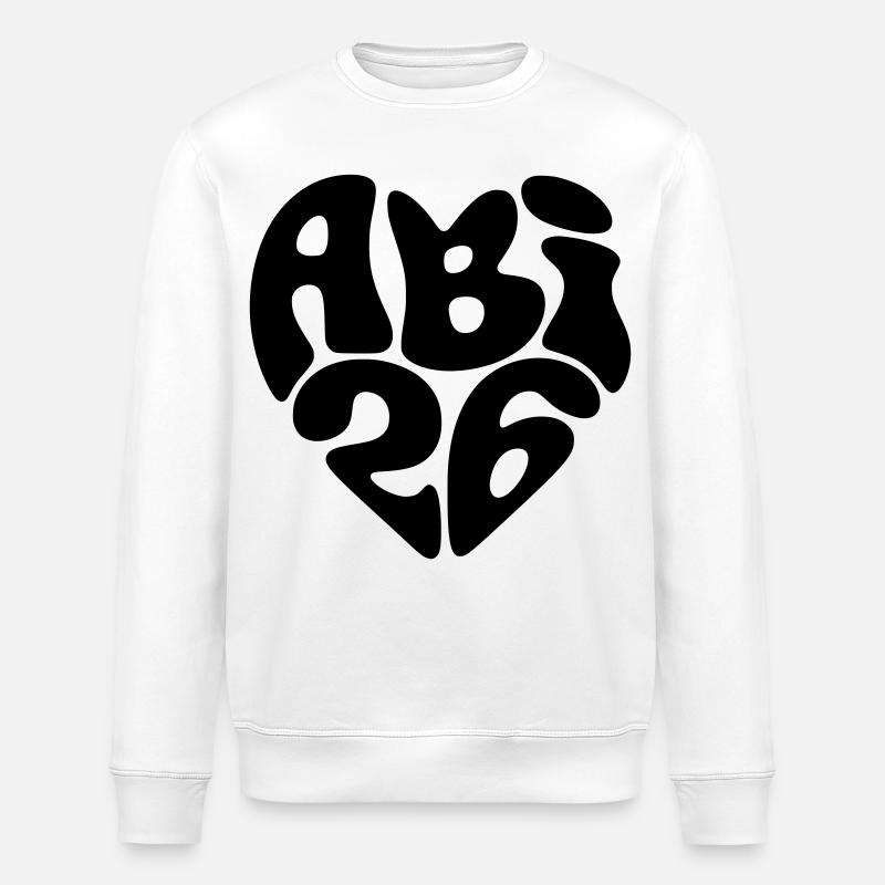 Abi 26 - Stanley/Stella Unisex Bio-Sweatshirt ROLLER - Weiß