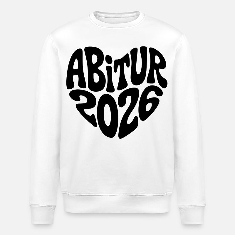 Abitur 2026 - Sweat bio ROLLER Stanley/Stella Unisexe - blanc