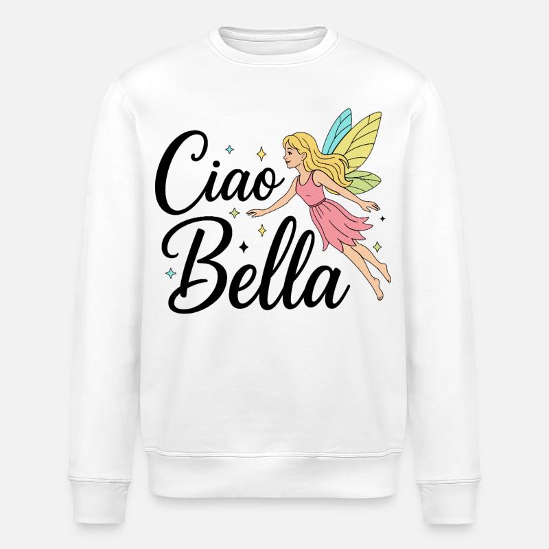 Ciao Bella - Stanley/Stella Unisex Bio-Sweatshirt ROLLER - Weiß