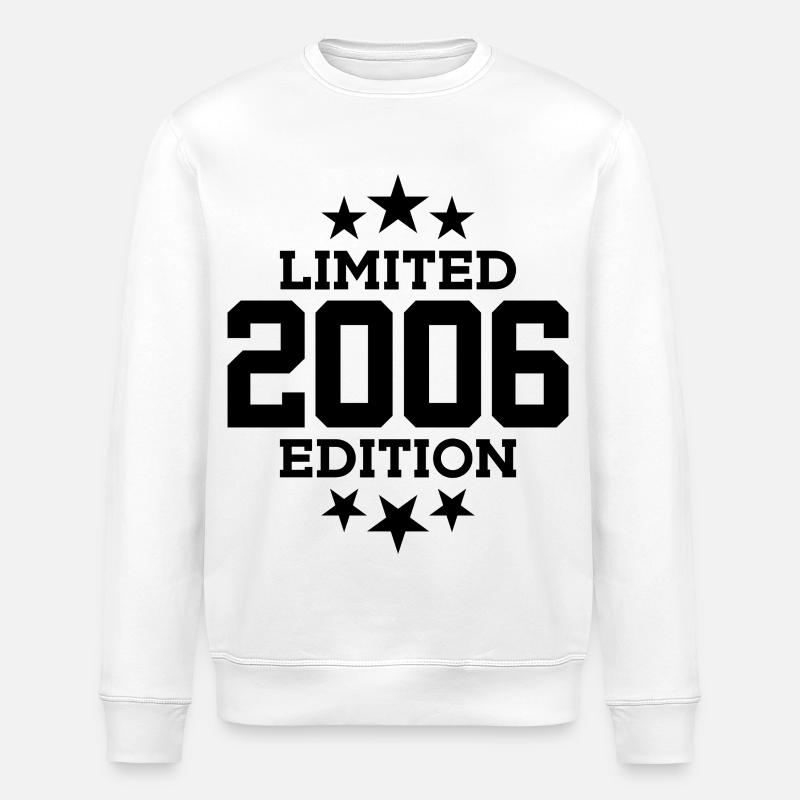 ÉDITION LIMITÉE 2006 ANNIVERSAIRE - Sweat bio ROLLER Stanley/Stella Unisexe - blanc