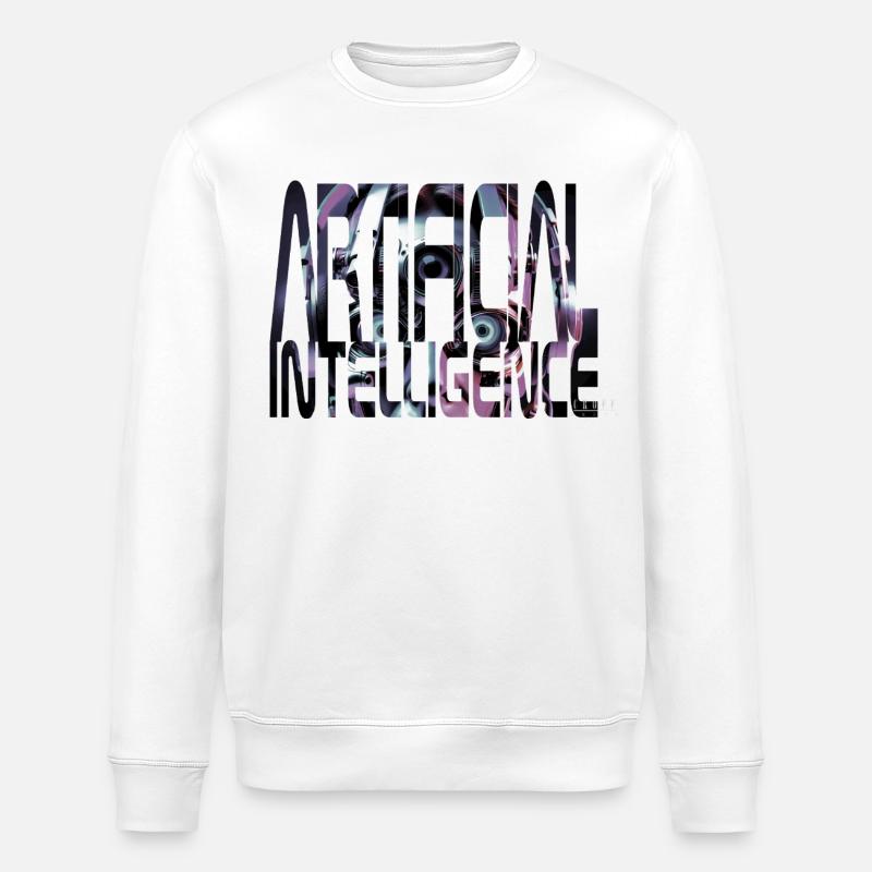 Artificial Intelligence - Stanley/Stella Unisex Bio-Sweatshirt ROLLER - Weiß
