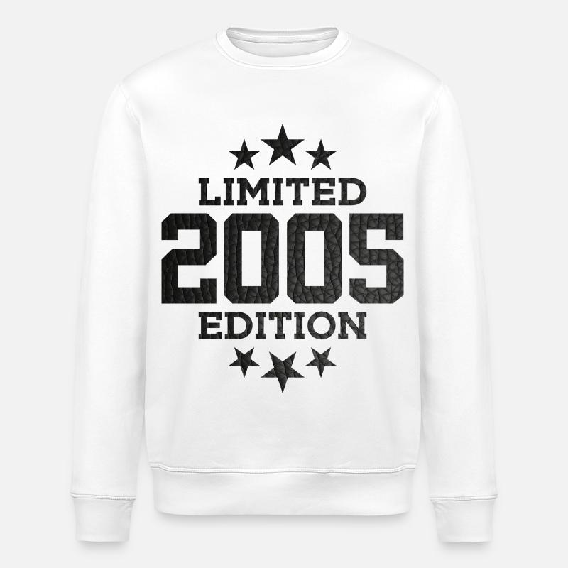 ÉDITION LIMITÉE 21E ANNIVERSAIRE 2005 - Sweat bio ROLLER Stanley/Stella Unisexe - blanc