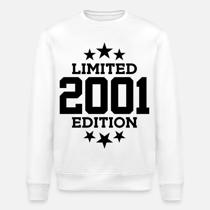 ÉDITION LIMITÉE 2001 25E ANNIVERSAIRE - Sweat bio ROLLER Stanley/Stella Unisexe - blanc