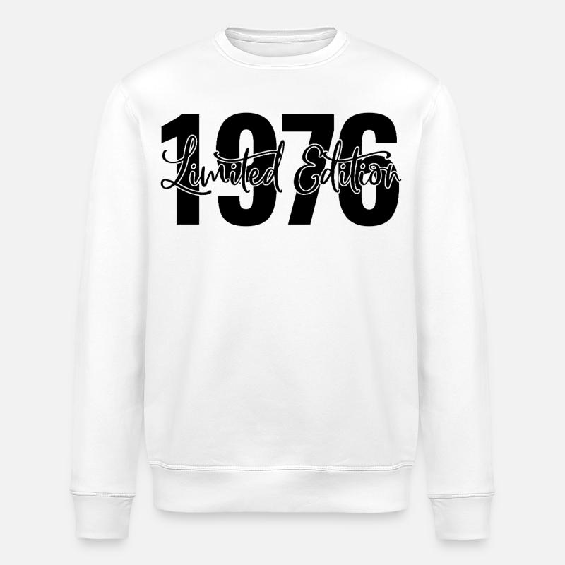 Limited edition 1976 - Stanley/Stella Unisex Bio-Sweatshirt ROLLER - Weiß