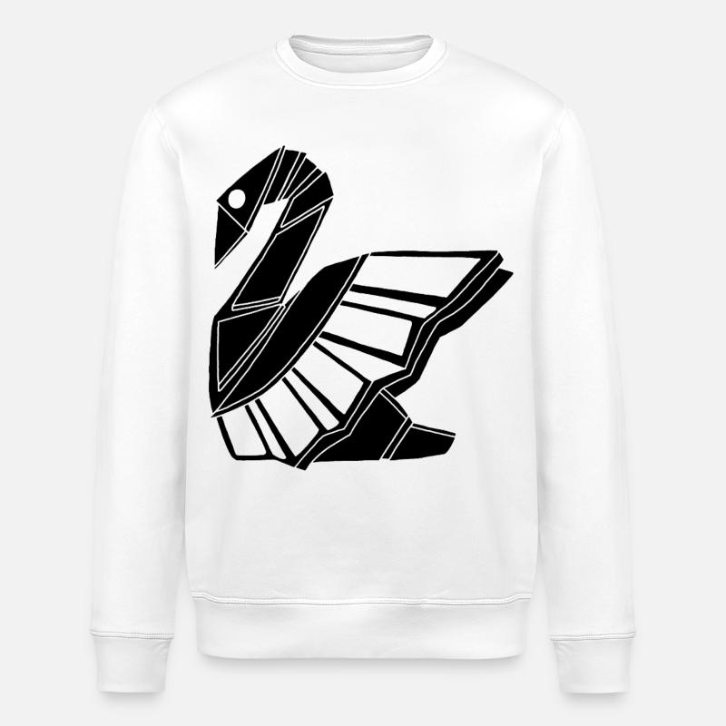 Trauerschwan - Stanley/Stella Unisex Bio-Sweatshirt ROLLER - Weiß