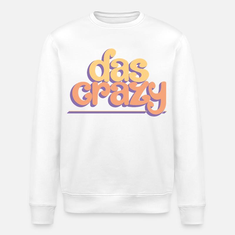 Das crazy - Stanley/Stella Unisex Bio-Sweatshirt ROLLER - Weiß