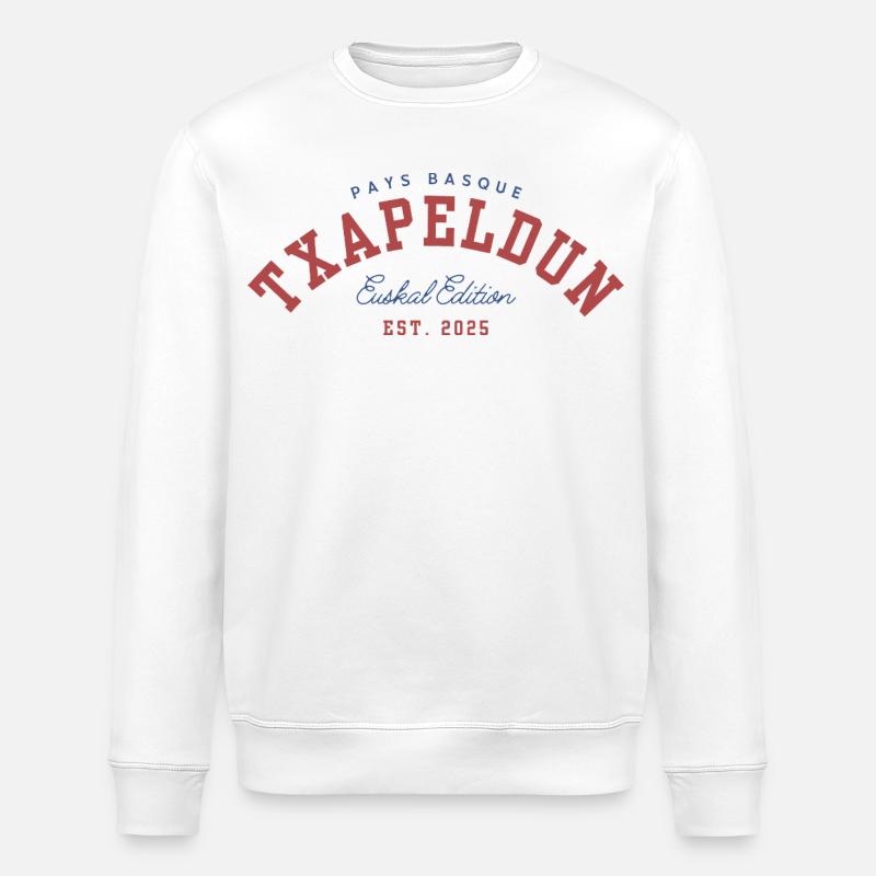 Txapeldun - Stanley/Stella Unisex Bio-Sweatshirt ROLLER - Weiß