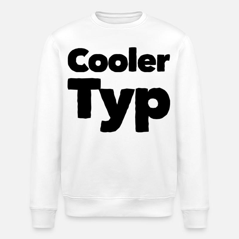 COOLER TYP - Stanley/Stella Unisex Bio-Sweatshirt ROLLER - Weiß