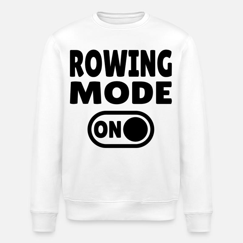 Rowing Mode ON - Rudern - Stanley/Stella Unisex Bio-Sweatshirt ROLLER - Weiß