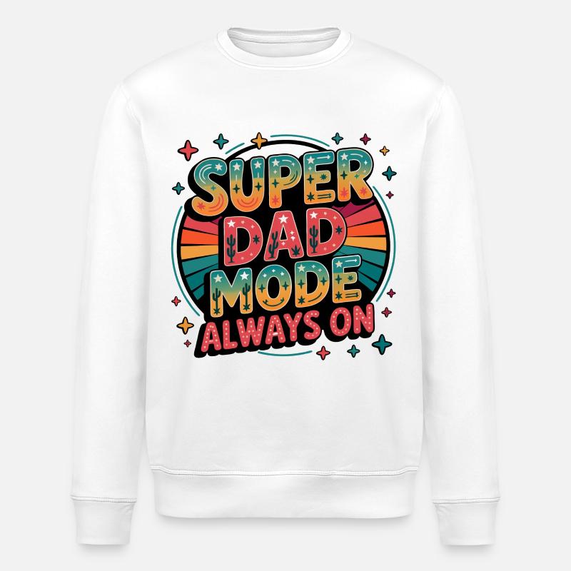 Mode père toujours activé - Sweat bio ROLLER Stanley/Stella Unisexe - blanc