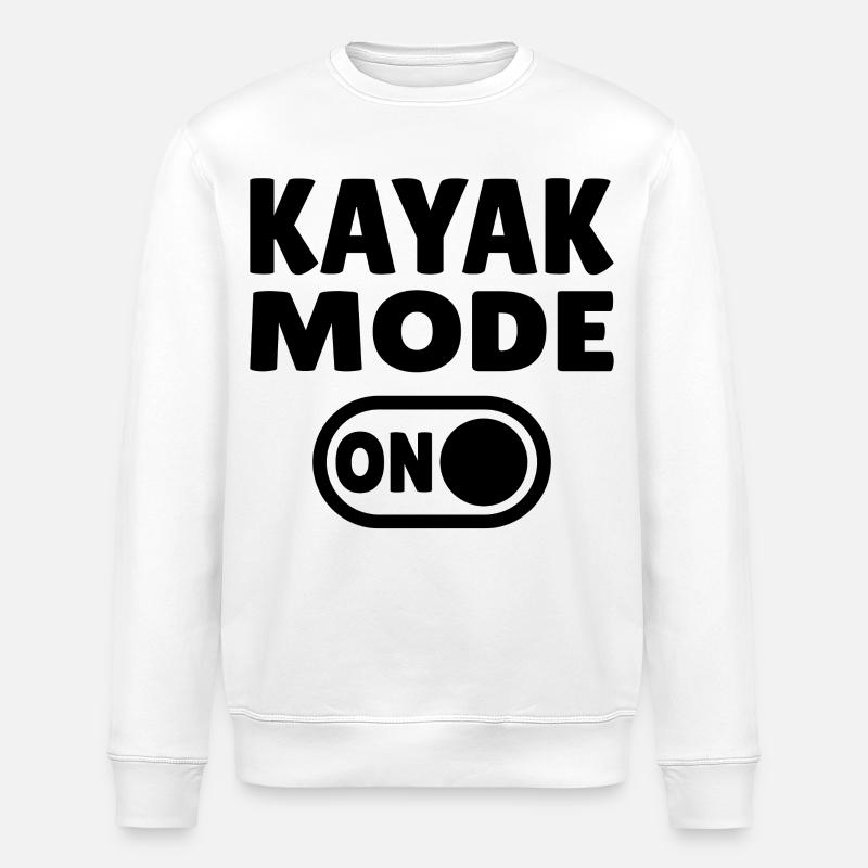 Mode kayak activé - Sweat bio ROLLER Stanley/Stella Unisexe - blanc