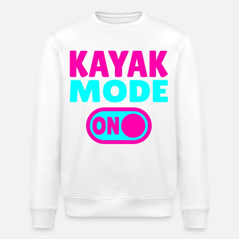 Mode kayak activé - Sweat bio ROLLER Stanley/Stella Unisexe - blanc