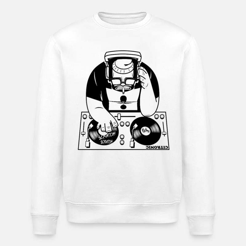 DJ - Stanley/Stella Unisex Bio-Sweatshirt ROLLER - Weiß