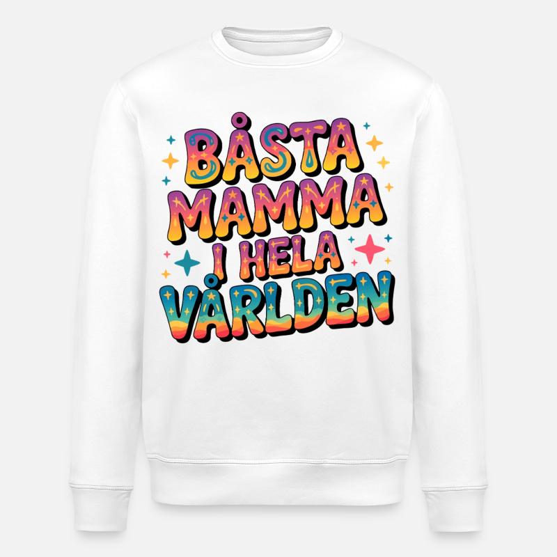 Beste Mama der Welt - Stanley/Stella Unisex Bio-Sweatshirt ROLLER - Weiß