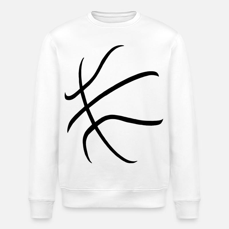 basketball - Stanley/Stella Unisex Bio-Sweatshirt ROLLER - Weiß