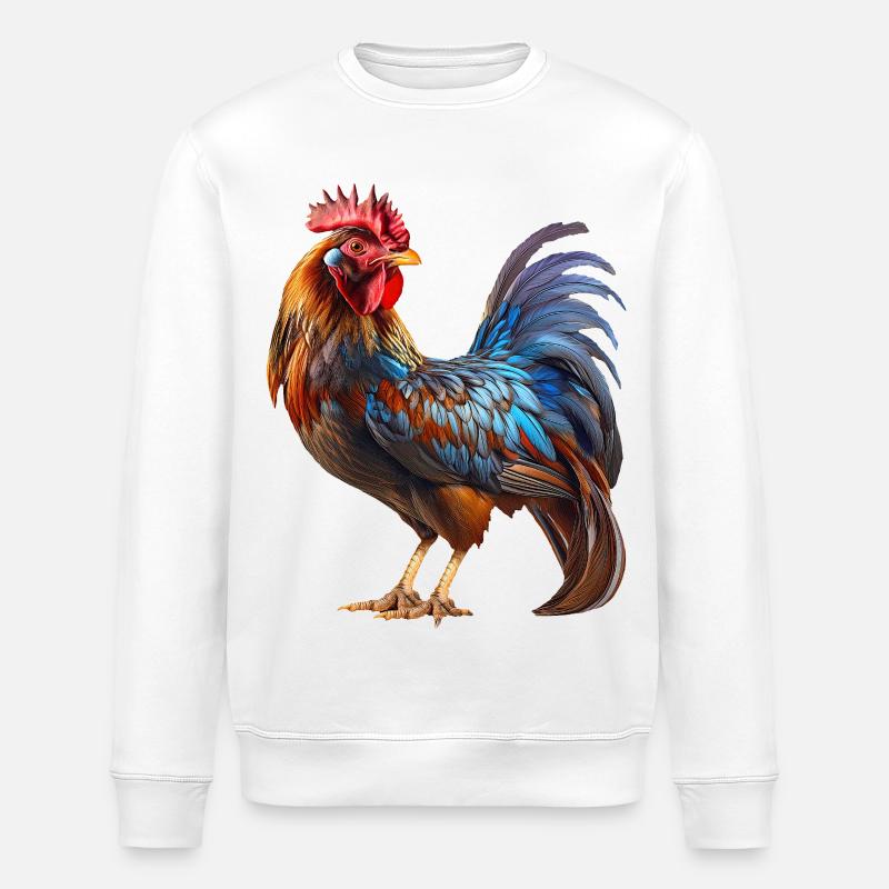 Hahn - Stanley/Stella Unisex Bio-Sweatshirt ROLLER - Weiß