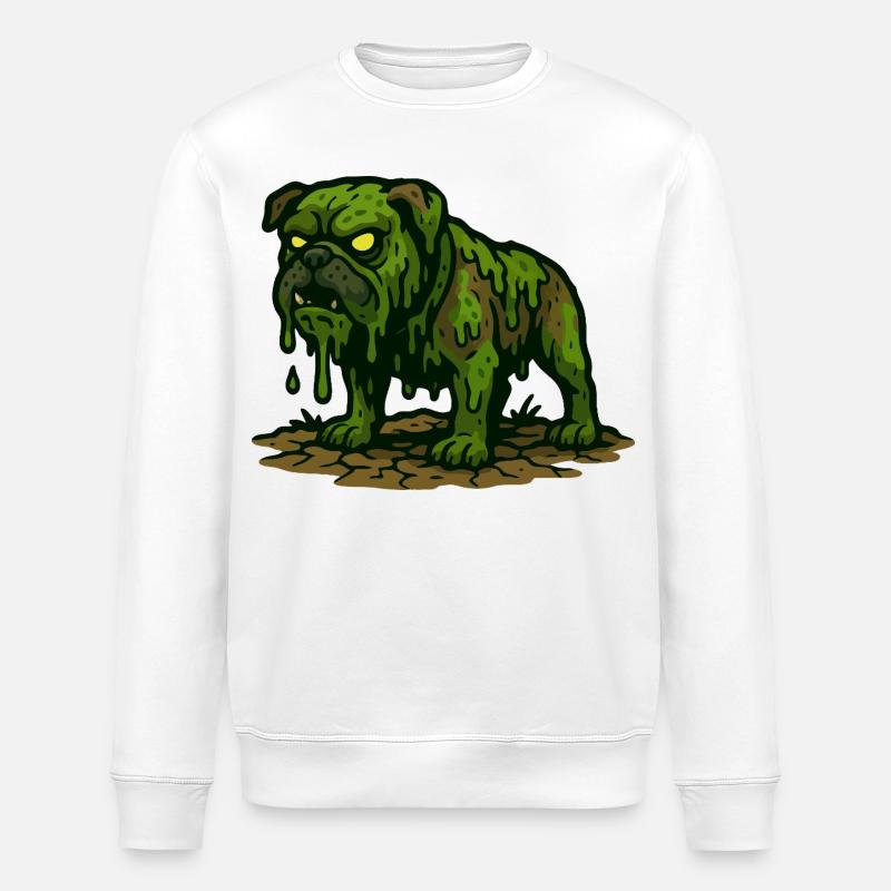 Sludge Mutant Mutt - Stanley/Stella Unisex Bio-Sweatshirt ROLLER - Weiß