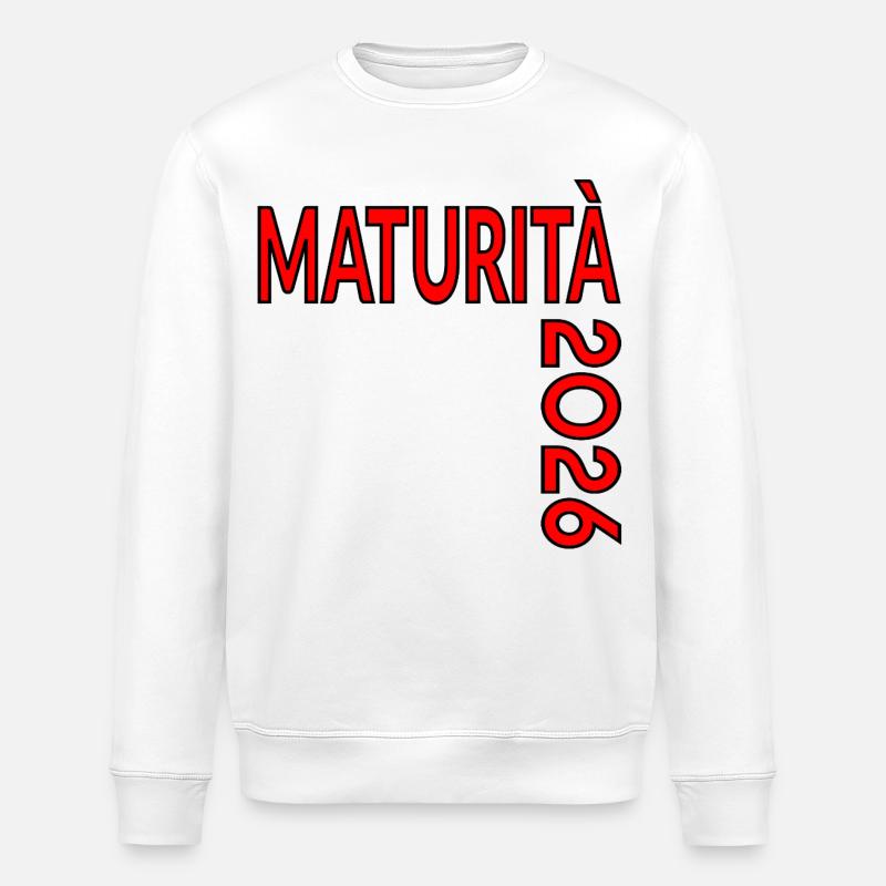 Abitur 2026 - Stanley/Stella Unisex Bio-Sweatshirt ROLLER - Weiß