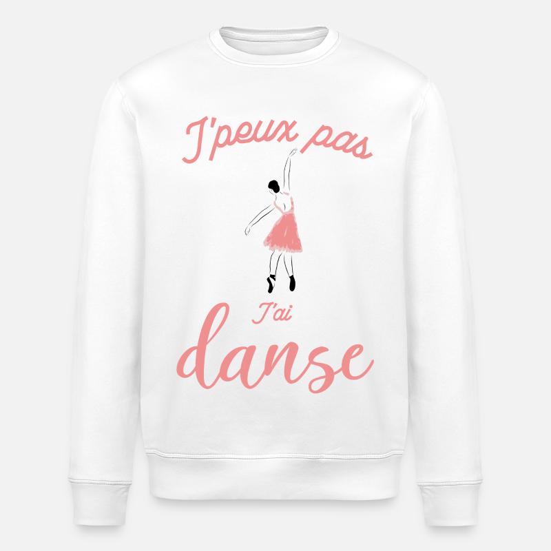 Jpeux pas J'ai Danse - Sweat bio ROLLER Stanley/Stella Unisexe - blanc