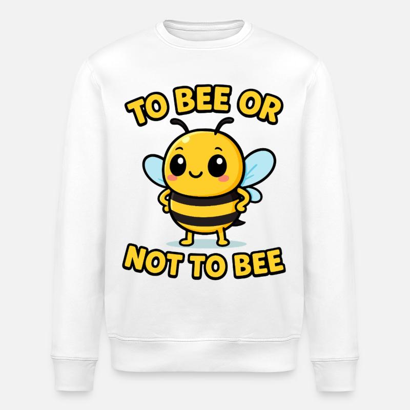 Biene oder nicht Biene - Stanley/Stella Unisex Bio-Sweatshirt ROLLER - Weiß