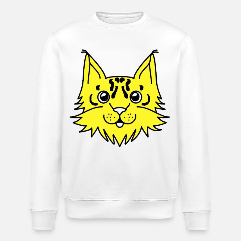 Luchs - Stanley/Stella Unisex Bio-Sweatshirt ROLLER - Weiß