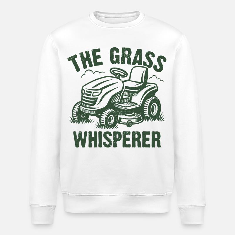 Le murmure de l’herbe - Sweat bio ROLLER Stanley/Stella Unisexe - blanc