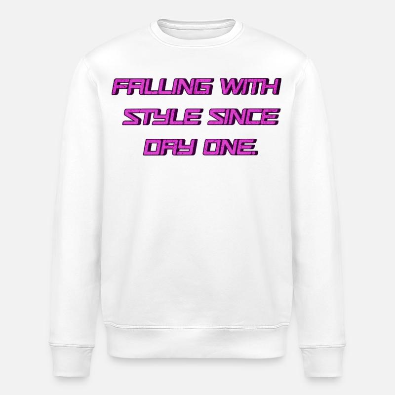 Falling with Style since Day One 💥 - Stanley/Stella Unisex Bio-Sweatshirt ROLLER - Weiß