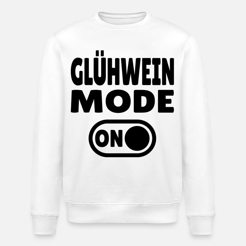 Glühwein Mode ON - Stanley/Stella Unisex Bio-Sweatshirt ROLLER - Weiß