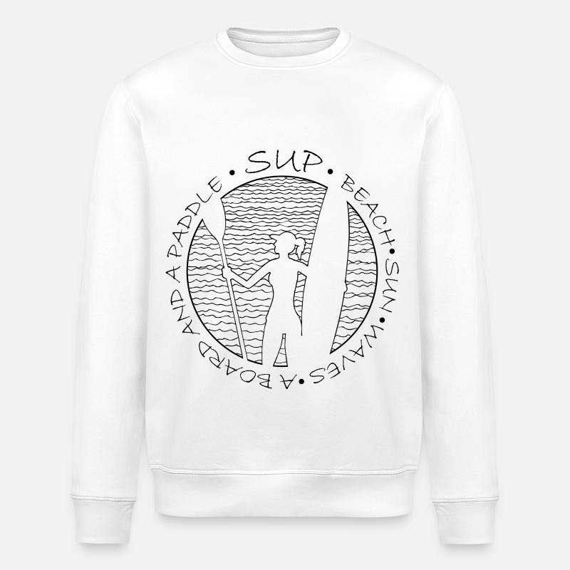 SUP - Stanley/Stella Unisex Bio-Sweatshirt ROLLER - Weiß