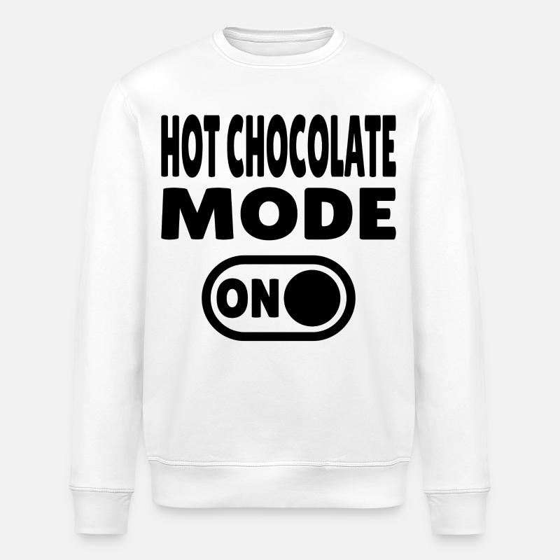 HotchocolateModeONBLK - Stanley/Stella Unisex Bio-Sweatshirt ROLLER - Weiß