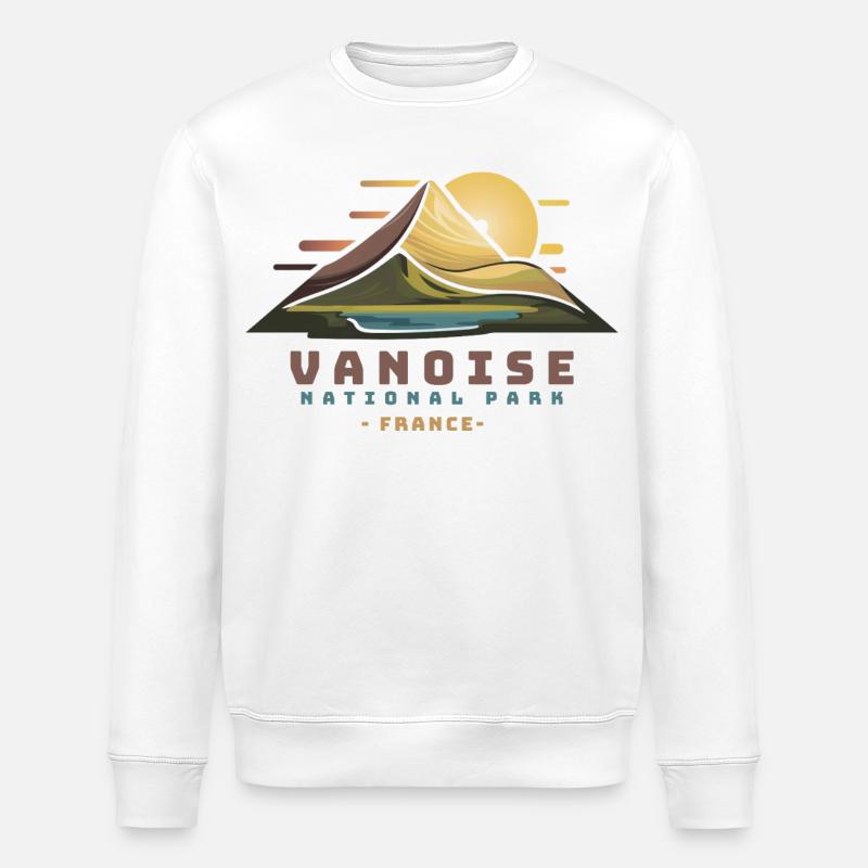 Cadeau Teide Tenerife Volcan Canaries Souvenir - Sweat bio ROLLER Stanley/Stella Unisexe - blanc