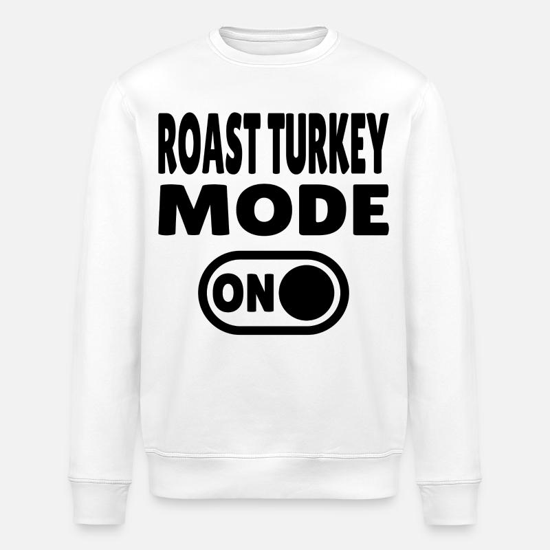 Roast Turkey Mode ON - Stanley/Stella Unisex Bio-Sweatshirt ROLLER - Weiß
