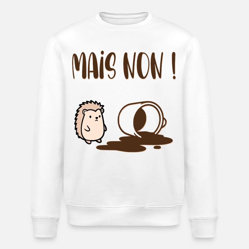 Aber kein Kaffee - Stanley/Stella Unisex Bio-Sweatshirt ROLLER - Weiß