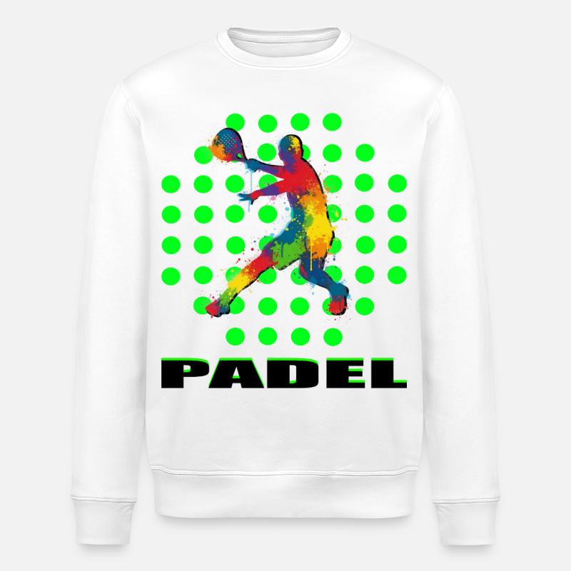 Padel - Stanley/Stella Unisex Bio-Sweatshirt ROLLER - Weiß