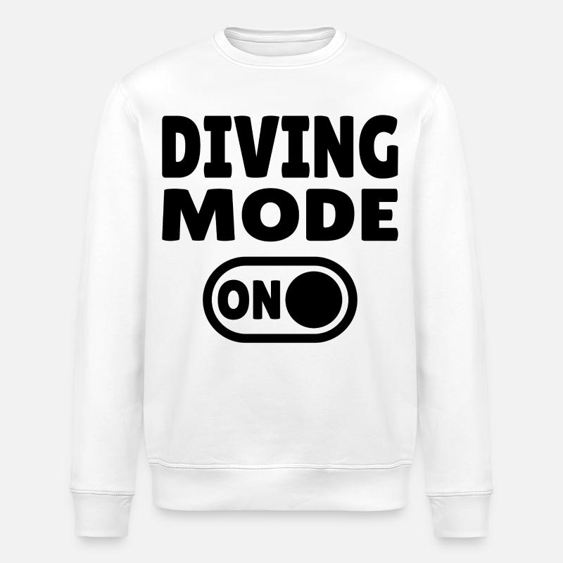 Diving Mode On – Tauchen - Stanley/Stella Unisex Bio-Sweatshirt ROLLER - Weiß