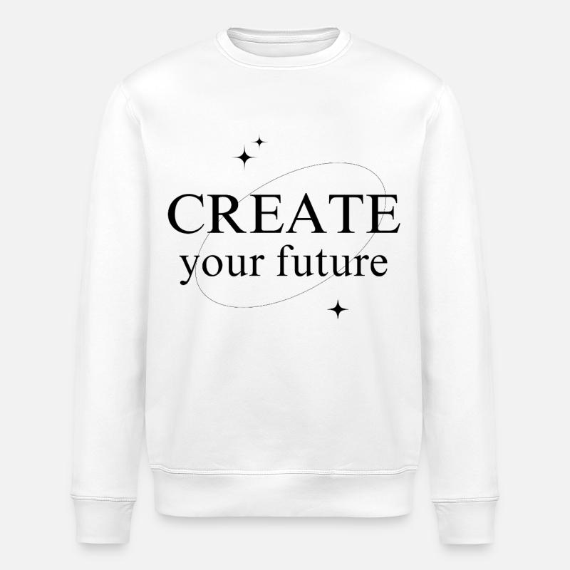 Create Your Future - Stanley/Stella Unisex Bio-Sweatshirt ROLLER - Weiß