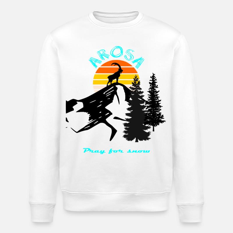 Sunset - Stanley/Stella Unisex Bio-Sweatshirt ROLLER - Weiß