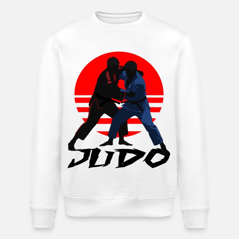 Judo - Stanley/Stella Unisex Bio-Sweatshirt ROLLER - Weiß