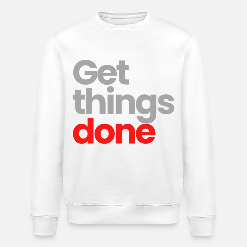 Faites avancer les choses - Sweat bio ROLLER Stanley/Stella Unisexe - blanc