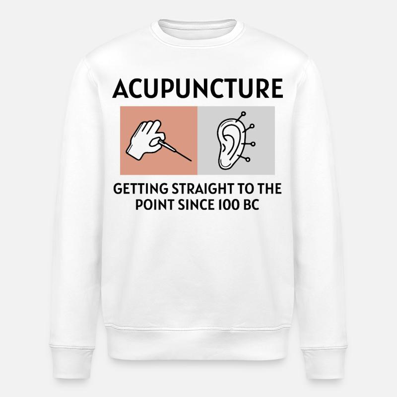 Licensed TCM Practitioner Expert Historical - Stanley/Stella ROLLER Unisex Organic Sweatshirt - white