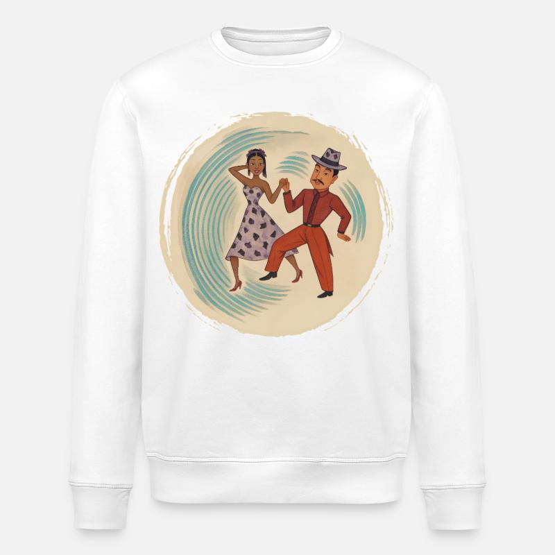 DANCER LOVERS #2 – nette Leute - Stanley/Stella Unisex Bio-Sweatshirt ROLLER - Weiß