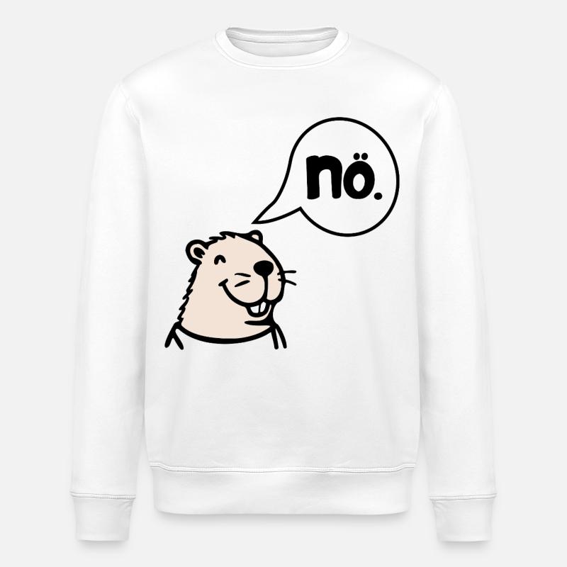 Annulation de Capybara Non Non - Sweat bio ROLLER Stanley/Stella Unisexe - blanc