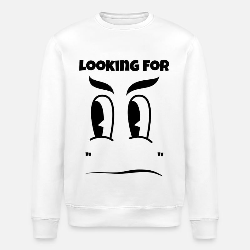 Looking for "Dein Text" hier - Stanley/Stella Unisex Bio-Sweatshirt ROLLER - Weiß