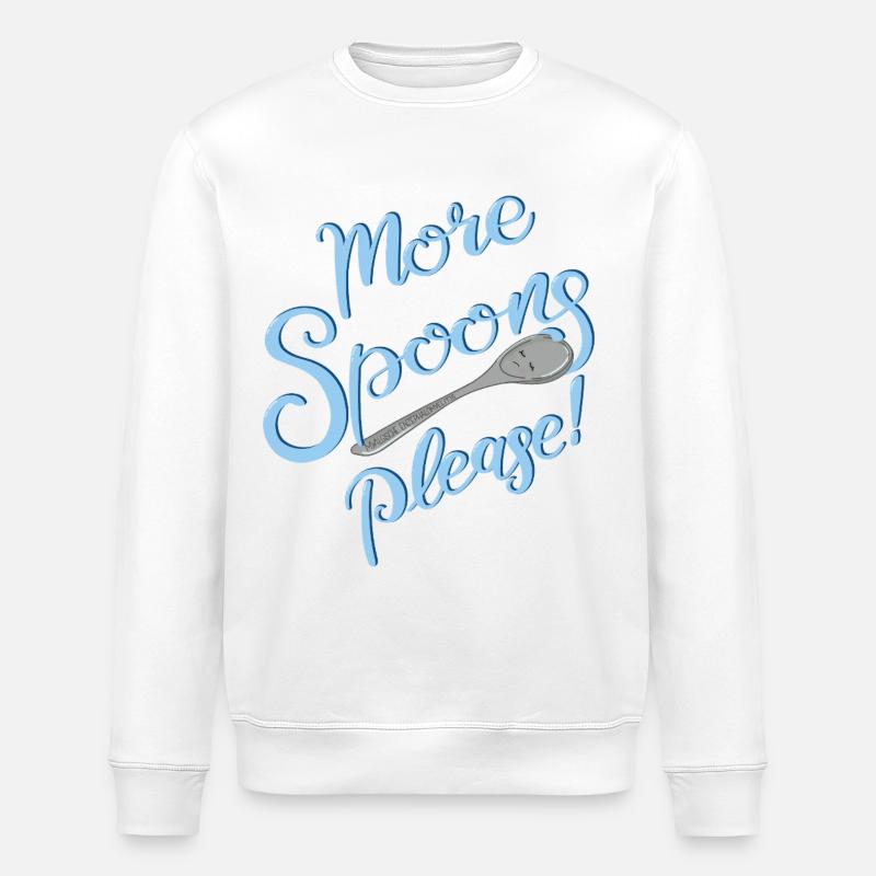 More Spoons please! - Stanley/Stella Unisex Bio-Sweatshirt ROLLER - Weiß