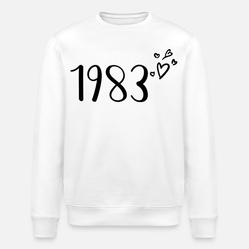 1983 - Stanley/Stella Unisex Bio-Sweatshirt ROLLER - Weiß