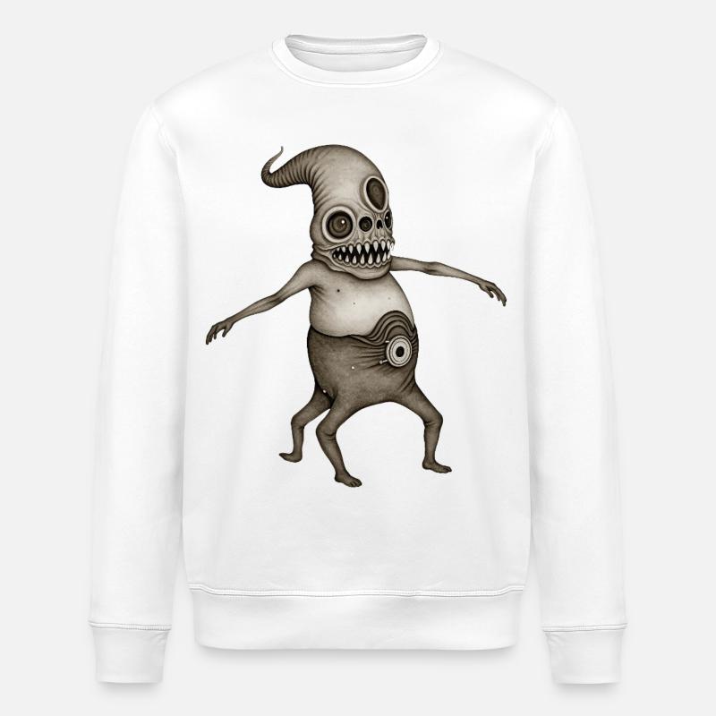 BUG #13 – dunkle Hölle - Stanley/Stella Unisex Bio-Sweatshirt ROLLER - Weiß