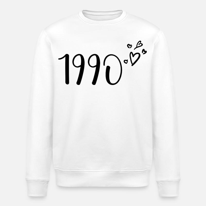 1990 - Stanley/Stella Unisex Bio-Sweatshirt ROLLER - Weiß
