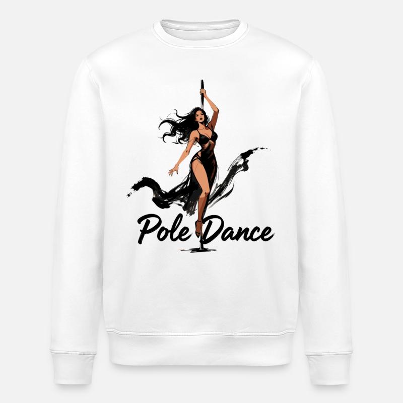 Cadeau esthétique de danseur en barre - Sweat bio ROLLER Stanley/Stella Unisexe - blanc