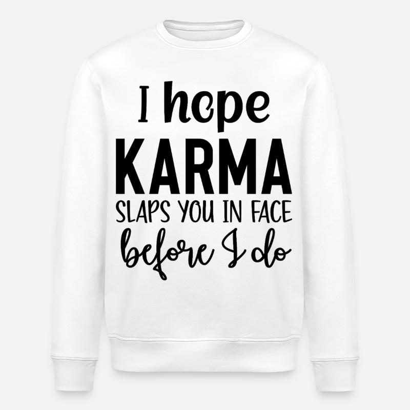 karma - Sweat bio ROLLER Stanley/Stella Unisexe - blanc